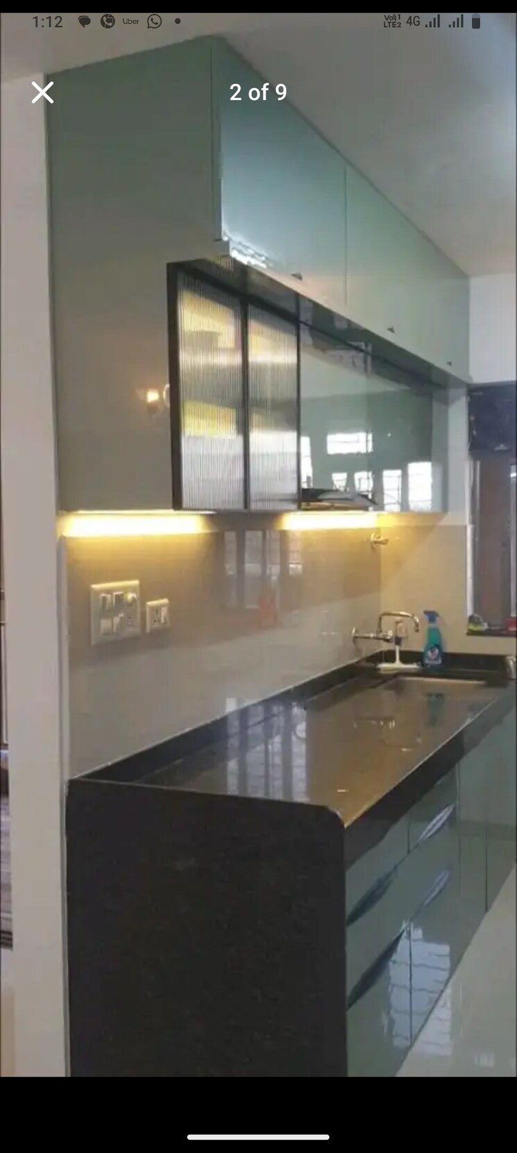 Kitchen, ganga-new-town 2 Bedroom 1112 Sq.Ft. Apartment In Dhanori Pune 8846044