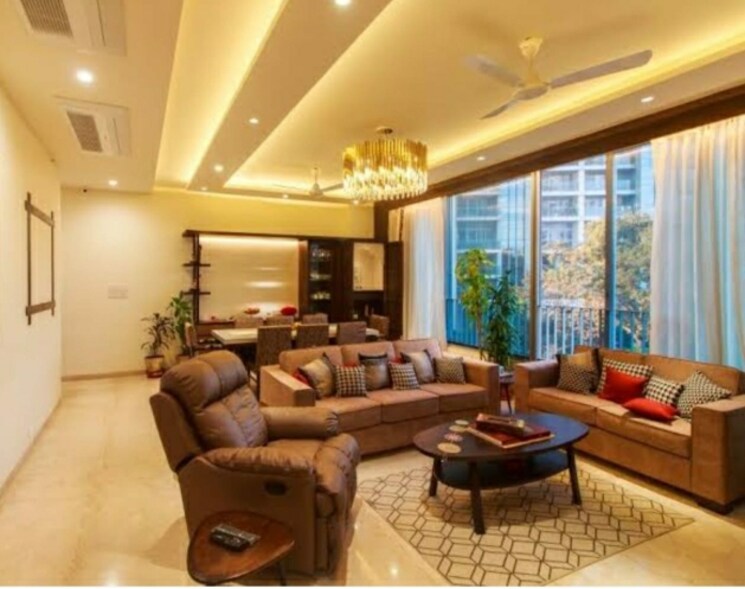 Living Room, oberoi-realty-esquire 6 Bedroom 3230 Sq.Ft. Apartment In Goregaon East Mumbai 8846102