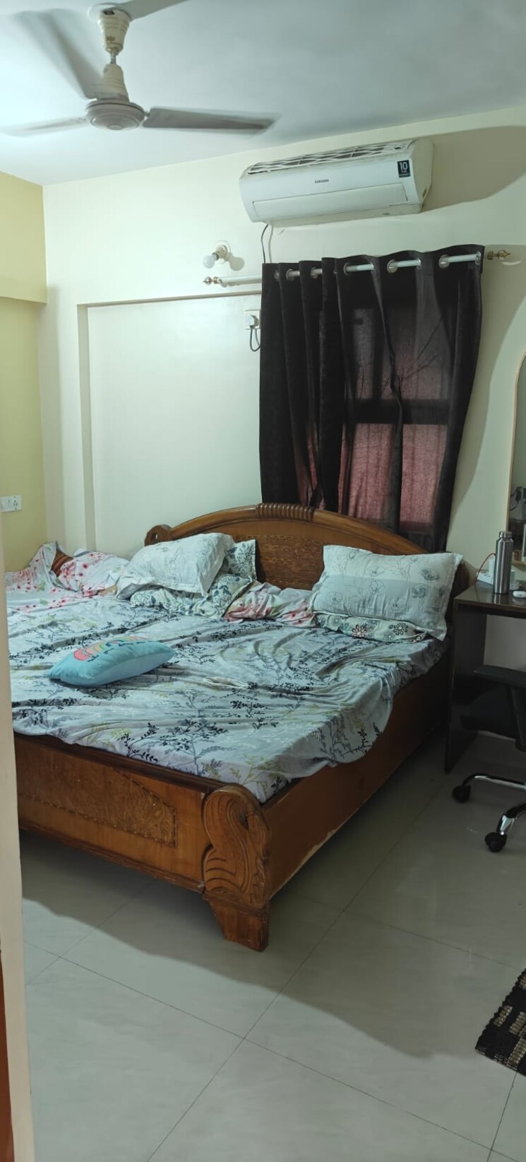Bedroom, goel-ganga-hill-mist-garden 2 Bedroom 1050 Sq.Ft. Apartment In Kondhwa Pune 8846138