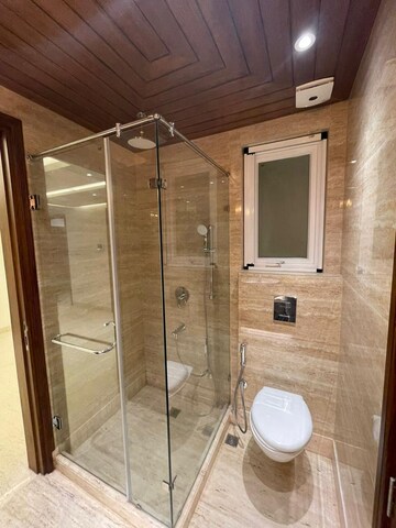 Bathroom in 3 BHK Builder Floor at Safdarjung Enclave – for Rent