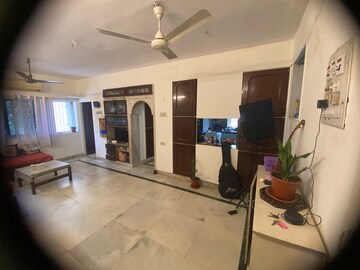 Living Room in 1 BHK Apartment at Juhu – for Rent