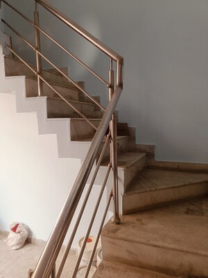 Staircase in 2 BHK Independent House at Chinhat – for Sale