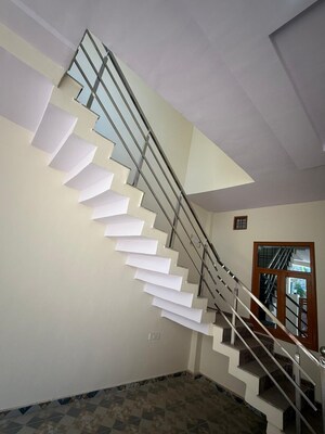Staircase in 2 BHK Independent House at Chinhat – for Sale