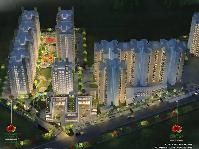 2 BHK 617 Sq.Ft. Apartment in Signature Orchard Avenue 2