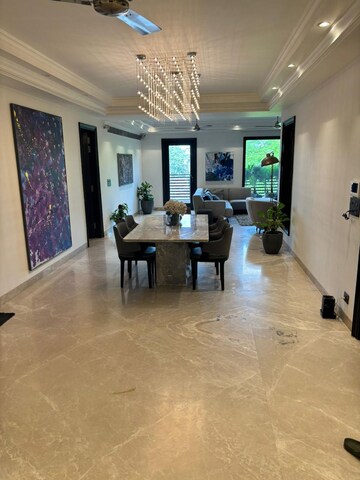 Living Room in 3 BHK Builder Floor at Safdarjung Enclave – for Sale