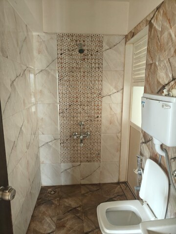Bathroom in 2 BHK Apartment at Rosa Gardenia, Ghodbunder Road – for Rent