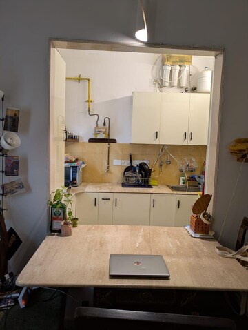 Kitchen in 2 BHK Builder Floor at Greater Kailash ii – for Rent