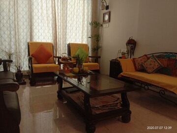 Living Room in 2 BHK Apartment at Rustomjee Urbania Aurelia, Thane West – for Rent