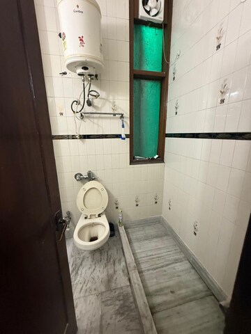 Bathroom in 3 BHK Builder Floor at Chittaranjan Park – for Rent