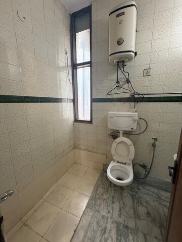 Bathroom in 3 BHK Builder Floor at Chittaranjan Park – for Rent
