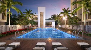 Swimming Pool in 1 BHK Apartment at La Mer One, Palaspa – for Sale