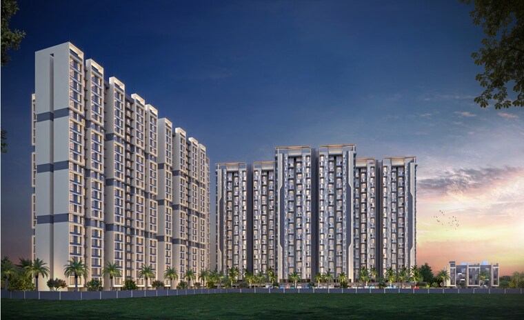 Exterior View, la-mer-one 1 Bedroom 320 Sq.Ft. Apartment In Palaspa Navi Mumbai 8846415