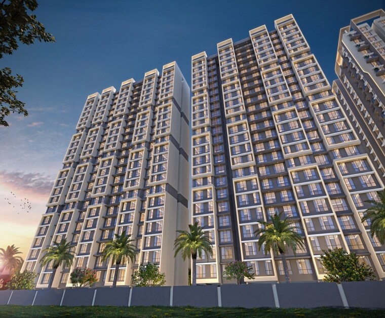 Exterior View, la-mer-one 1 Bedroom 320 Sq.Ft. Apartment In Palaspa Navi Mumbai 8846415