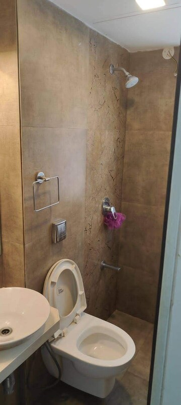 Bathroom in 2 BHK Apartment at JP Unity Tower, Lower Parel – for Rent