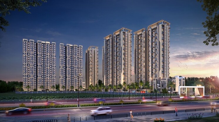 Exterior View, la-mer-one 1 Bedroom 400 Sq.Ft. Apartment In Palaspa Navi Mumbai 8846437