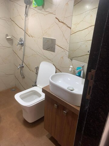 Bathroom in 1 BHK Apartment at Shilp Tower, Lower Parel – for Rent