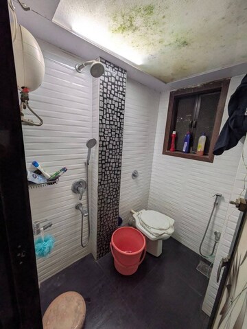 Bathroom in 1 BHK Apartment at Neelkamal CHS Lower Parel, Lower Parel – for Rent