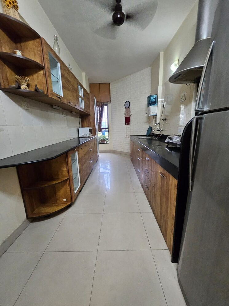 Kitchen, spring-blossom-chs 3 Bedroom 1500 Sq.Ft. Apartment In Ghorpadi Pune 8846474