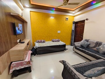 Living Room in 2 BHK Apartment at Tragad – for Rent