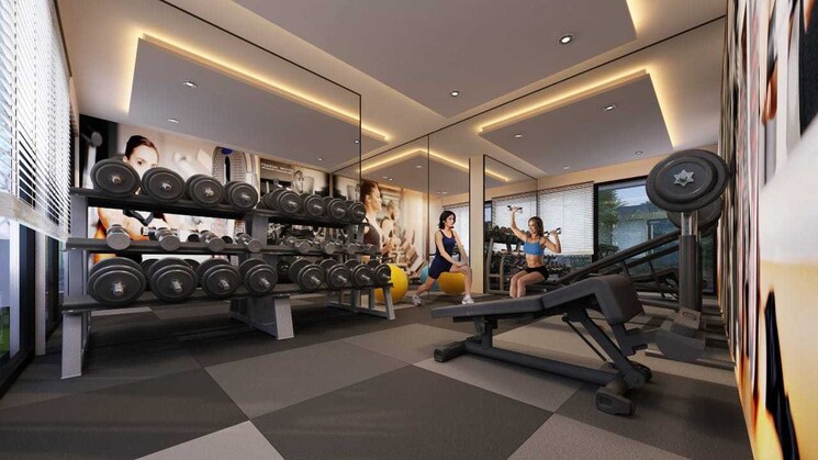 Gym, thanekar-palacio 4 Bedroom 2100 Sq.Ft. Apartment In Badlapur East Thane 8846483