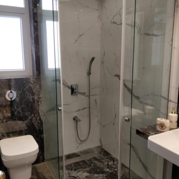 Bathroom in 3 BHK Apartment at Upper East 97, Panch Wadi – for Rent