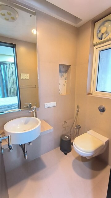 Bathroom in 2 BHK Apartment at Orbit Eternia, Lower Parel – for Rent
