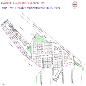  Plot – Exterior View View at Praneeta Singapur Town, Shankarpalli - for Sale