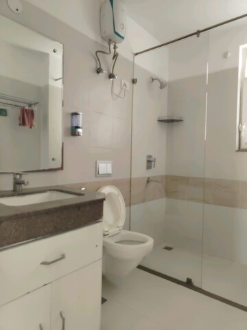 Bathroom in 3 BHK Apartment at Shapoorji Pallonji Joyville Phase 2, Sector 102 – for Rent