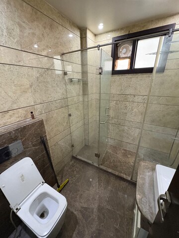 Bathroom in 2 BHK Apartment at Navbharat Apartments, Paschim Vihar – for Rent