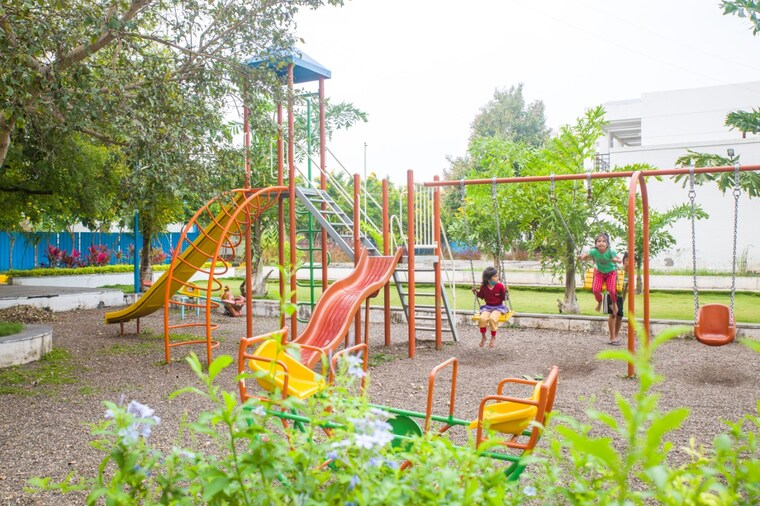 Garden, kate-moze-hollyhock-city 2 Bedroom 707 Sq.Ft. Apartment In Lohgaon Pune 8846686