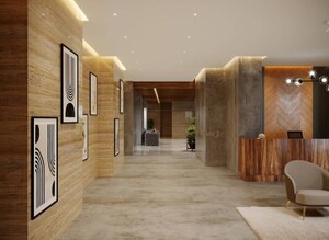 Living Room in 3 BHK Apartment at Hallmark Treasor, Narsingi – for Sale