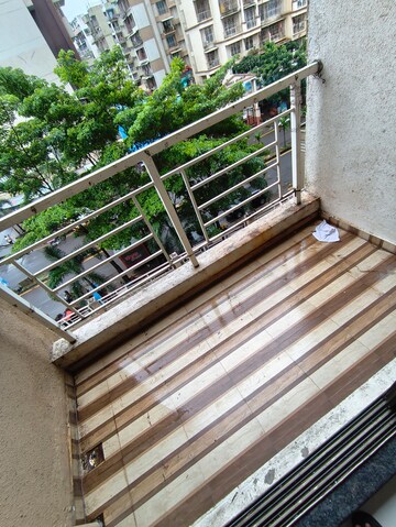 Balcony in 1 BHK Apartment at Om Sai Heights Ulwe, Ulwe Sector 16 – for Rent