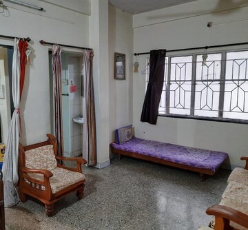 Living Room in 1 BHK Apartment at Vanaz Corner, Kothrud – for Rent
