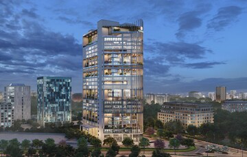  Office Space – Exterior View View at Kaavyaratna Narmada, Gift City - for Sale