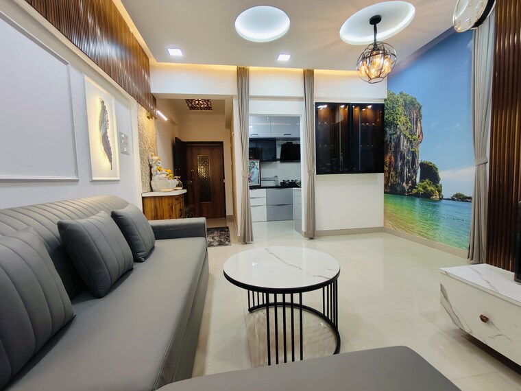 Living Room, tata-la-montana-phase-1 2 Bedroom 844 Sq.Ft. Apartment In Talegaon Dabhade Pune 8847107