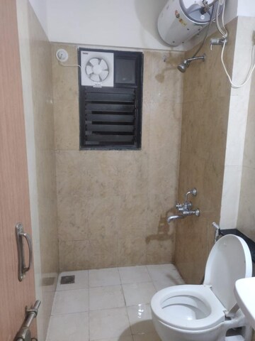 Bathroom in 2 BHK Apartment at Raheja Vistas Phase 3, Mohammadwadi – for Rent