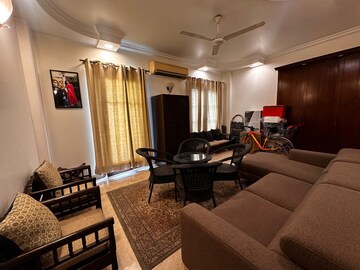 Living Room in 3 BHK Builder Floor at Panchsheel Park – for Sale