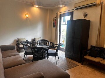 Living Room in 3 BHK Builder Floor at Panchsheel Park – for Sale