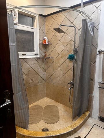 Bathroom in 3 BHK Builder Floor at Panchsheel Park – for Sale