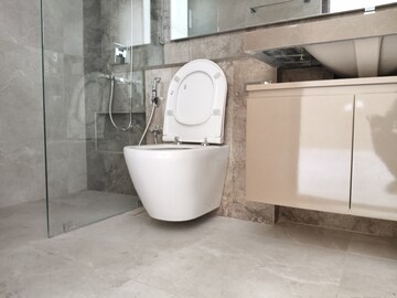 Bathroom in 3 BHK Apartment at Hiranandani Lake Enclave Glendale, Thane West – for Rent