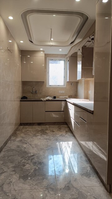Kitchen in 3 BHK Apartment at Triveni Apartments CGHS, Paschim Vihar – for Rent