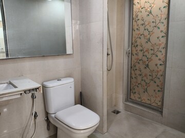 Bathroom in 3 BHK Apartment at Hiranandani Estate Pelican, Ghodbunder Road – for Rent