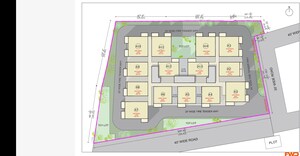 Floor Plan in 2 BHK Apartment at Nizampet – for Sale