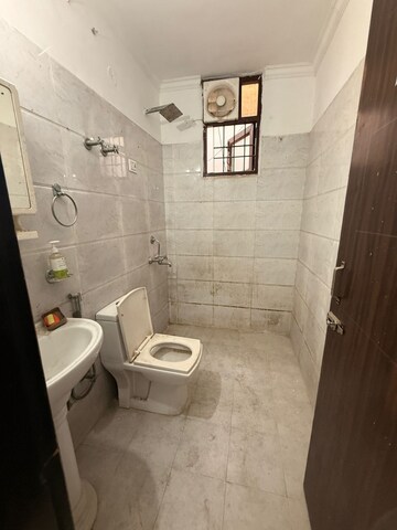 Bathroom in 2 BHK Builder Floor at Saket – for Rent