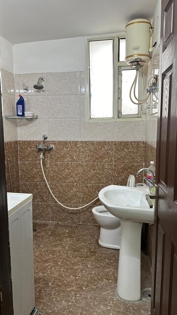 Bathroom in 3 BHK Apartment at N.H. Matcon Aero Homes, Ambala Highway – for Rent