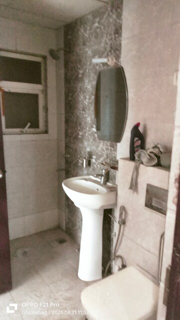 Bathroom in 3 BHK Apartment at Sarvottam KSN Square, Vasundhara Sector 3 – for Rent