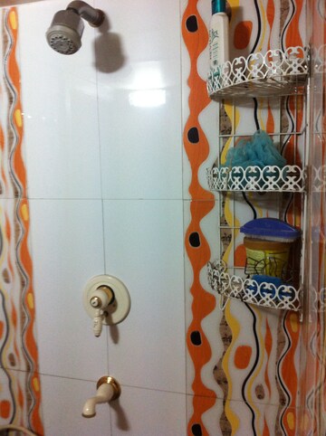 Bathroom in 2 BHK Apartment at Namaskar Apartment, Santacruz East – for Rent