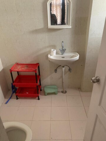 Bathroom in 3 BHK Apartment at Gomti Nagar – for Rent