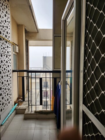 Balcony in 2.5 BHK Apartment at Ajnara Homes, Sector 16b Greater Noida – for Sale