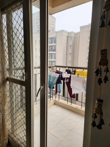 Balcony in 2.5 BHK Apartment at Ajnara Homes, Sector 16b Greater Noida – for Sale